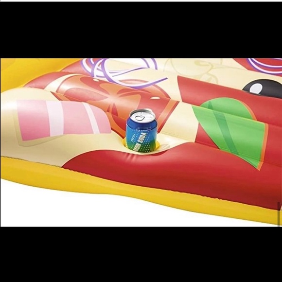 Pizza Pool Float with Cup Holder - Picture 5 of 7
